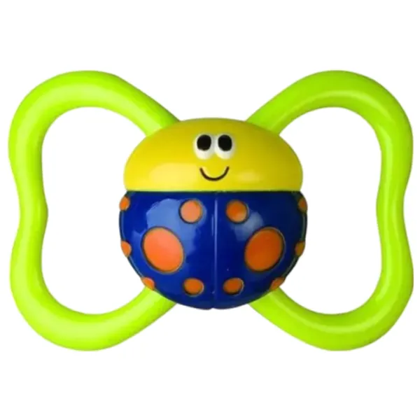 Suzetă simetrică Nuby ID5807MFSN1 Unisex/ 6 luni - 18 luni/ Silicon/ Multicolor photo 2