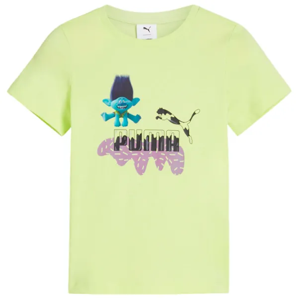 Tricou pentru băieți Puma X Trolls Tee Cool 104/ Green photo 1