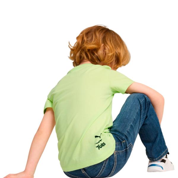 Футболка для мальчиков Puma X Trolls Tee Cool 110/ Green photo 4