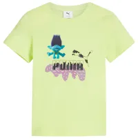 Tricou pentru băieți Puma X Trolls Tee Cool 116/ Green