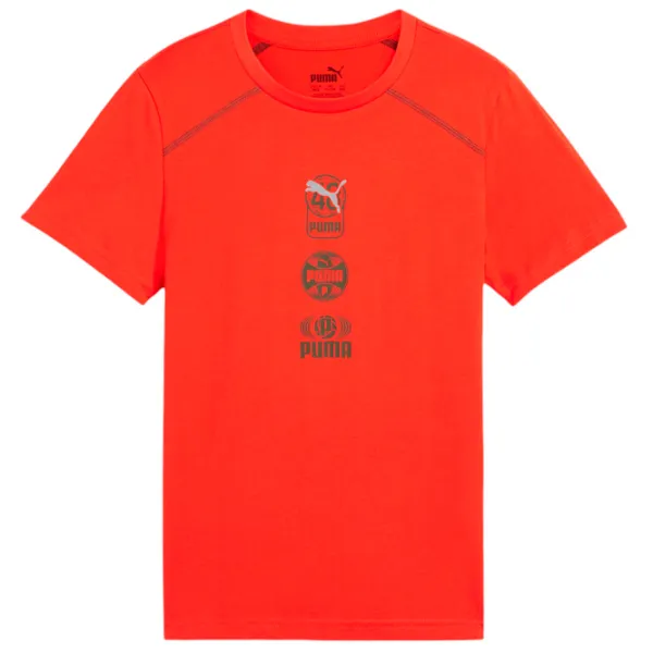 Tricou pentru băieți Puma Active Sports Graphic Tee II B Redmazing Redmazing 128/ Red photo 1
