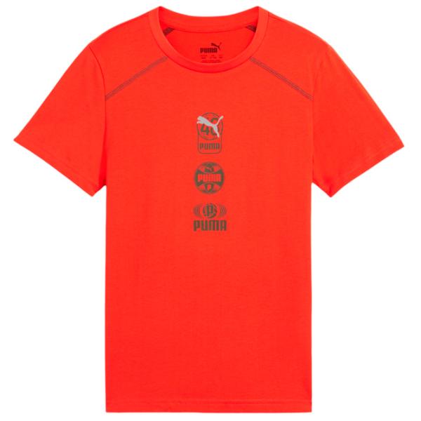 Tricou pentru băieți Puma Active Sports Graphic Tee II B Redmazing Redmazing 128/ Red photo 1