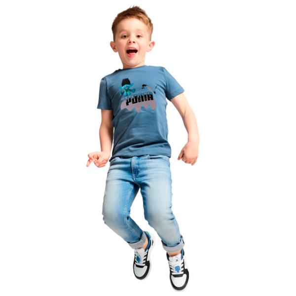 Футболка для мальчиков Puma X Trolls Tee 116/ Blue photo 5