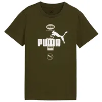 Футболка для мальчиков Puma Power Graphic Tee B 152/ Dark Olive