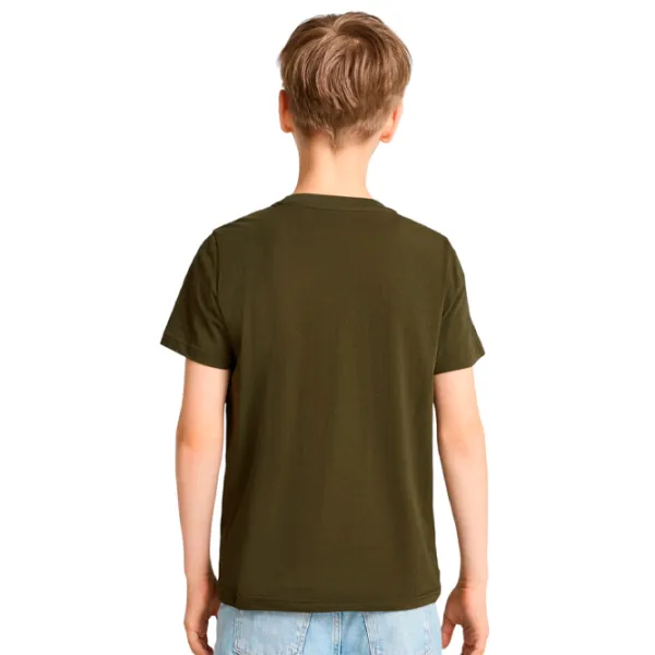 Tricou pentru băieți Puma Power Graphic Tee B 152/ Dark Olive photo 3