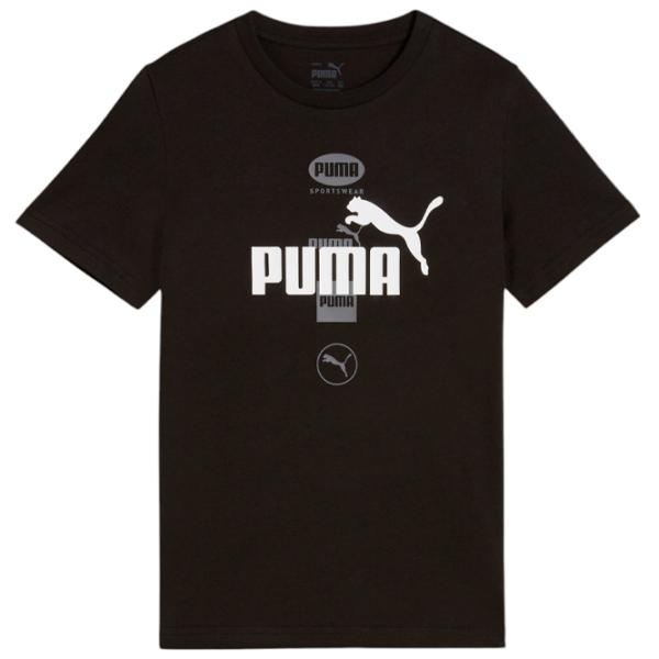 Футболка для мальчиков Puma Power Graphic Tee B 164/ Black photo 1