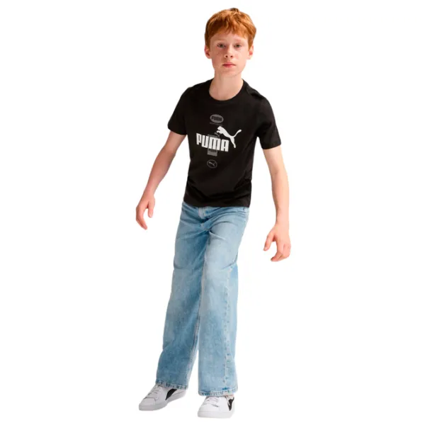 Футболка для мальчиков Puma Power Graphic Tee B 164/ Black photo 5