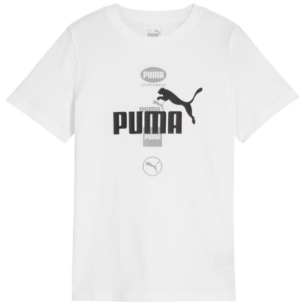 Футболка для мальчиков Puma Power Graphic Tee B 152/ White photo 1