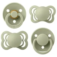Suzetă cu tetina simetrică Bibs Try-It 91343 Unisex/ 0 luni -/ Latex, silicon/ Green