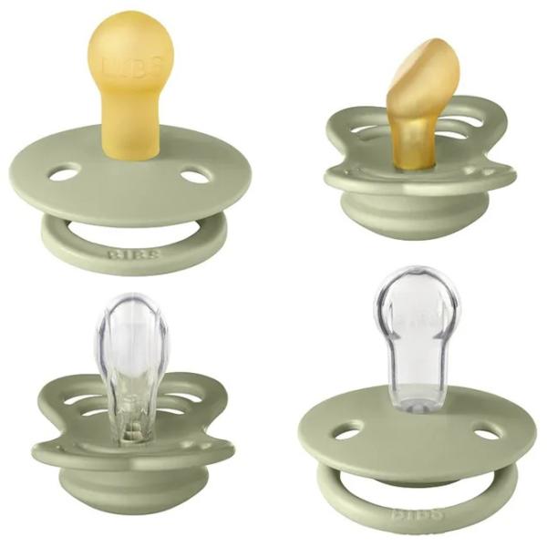 Соска с симметричным соском Bibs Try-It 91343 Унисекс/ 0 месяцев -/ Латекс, силикон/ Green photo 2 Соска с симметричным соском Bibs Try-It 91343 Унисекс/ 0 месяцев -/ Латекс, силикон/ Green photo 2