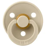 Suzetă cu tetina rotundă Bibs Colour 300245C Unisex/ 6 luni - 18 luni/ Latex/ Vanilla
