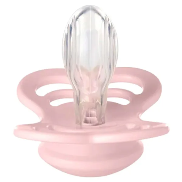 Suzetă cu tetina simetrică Bibs Supreme 260352 Unisex/ 6 luni - 18 luni/ Silicon/ Pink blossom photo 2 Suzetă cu tetina simetrică Bibs Supreme 260352 Unisex/ 6 luni - 18 luni/ Silicon/ Pink blossom photo 2