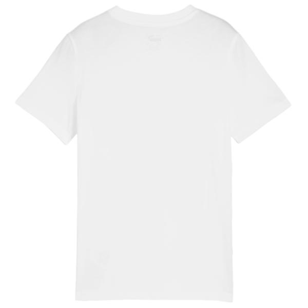 Футболка для мальчиков Puma Basketball Blueprint Tee B 140/ White photo 2