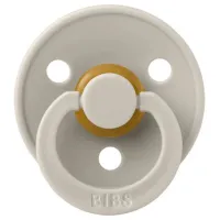Suzetă cu tetina ortodontică Bibs Colour 211214C Unisex/ 6 luni - 18 luni/ Latex/ Gray