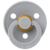 Suzetă cu tetina rotundă Bibs Colour 211223C Unisex/ 6 luni - 18 luni/ Latex/ Gray