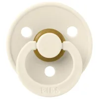 Suzetă cu tetina simetrică Bibs Colour 221216C Unisex/ 6 luni - 18 luni/ Latex/ Ivory