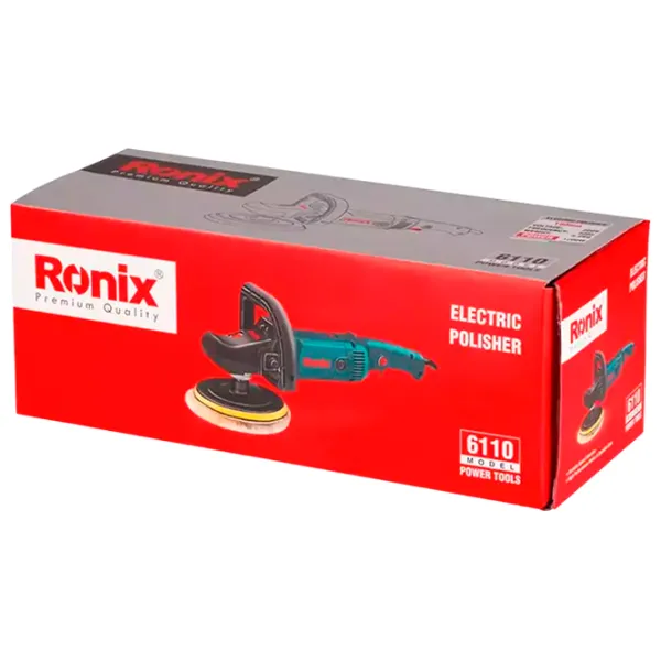 Шлифовальная машина Ronix 6110 Полировальная/ 1200 Вт/ Blue photo 5 Шлифовальная машина Ronix 6110 Полировальная/ 1200 Вт/ Blue photo 5