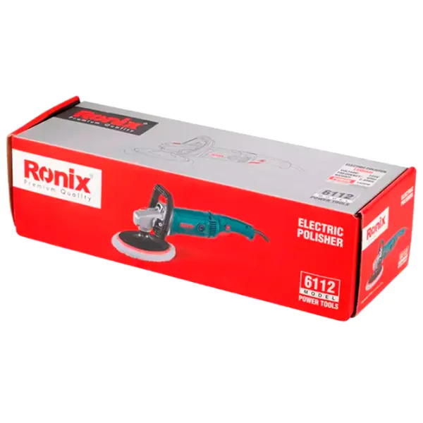 Mașină de lustruit Ronix 6112 De polisat/ 1400 W/ Blue photo 5 Mașină de lustruit Ronix 6112 De polisat/ 1400 W/ Blue photo 5