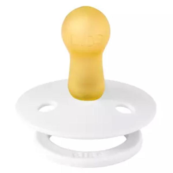 Suzetă cu tetina rotundă Bibs Colour 200211C Unisex/ 6 luni - 18 luni/ Latex/ White photo 2 Suzetă cu tetina rotundă Bibs Colour 200211C Unisex/ 6 luni - 18 luni/ Latex/ White photo 2