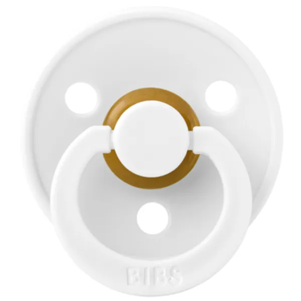 Suzetă cu tetina rotundă Bibs Colour 200211C Unisex/ 6 luni - 18 luni/ Latex/ White photo 3 Suzetă cu tetina rotundă Bibs Colour 200211C Unisex/ 6 luni - 18 luni/ Latex/ White photo 3