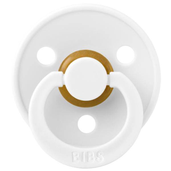 Suzetă cu tetina rotundă Bibs Colour 200211C Unisex/ 6 luni - 18 luni/ Latex/ White photo 3 Suzetă cu tetina rotundă Bibs Colour 200211C Unisex/ 6 luni - 18 luni/ Latex/ White photo 3