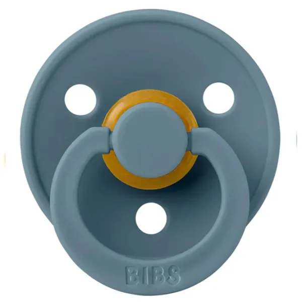 Suzetă cu tetina rotundă Bibs Colour 120367 Unisex/ 6 luni - 18 luni/ Latex/ Ivory photo 3