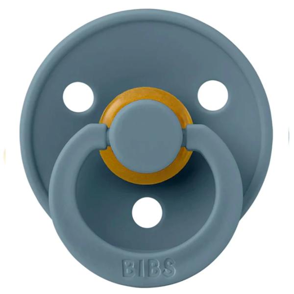Suzetă cu tetina rotundă Bibs Colour 120367 Unisex/ 6 luni - 18 luni/ Latex/ Ivory photo 3