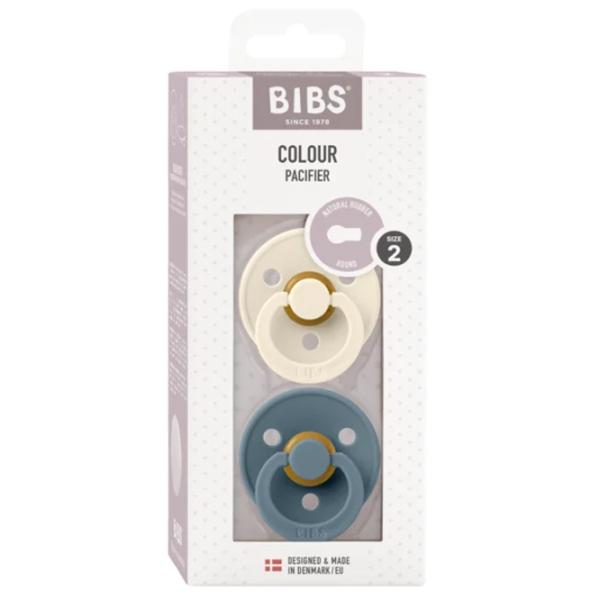 Suzetă cu tetina rotundă Bibs Colour 120367 Unisex/ 6 luni - 18 luni/ Latex/ Ivory photo 5