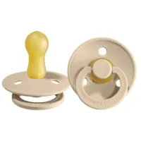 Suzetă cu tetina rotundă Bibs Colour 200245C Unisex/ 6 luni - 18 luni/ Latex/ Vanilla