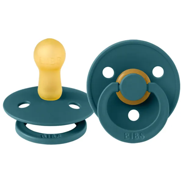 Suzetă cu tetina rotundă Bibs Colour 200282C Unisex/ 6 luni - 18 luni/ Latex/ Forest photo 1