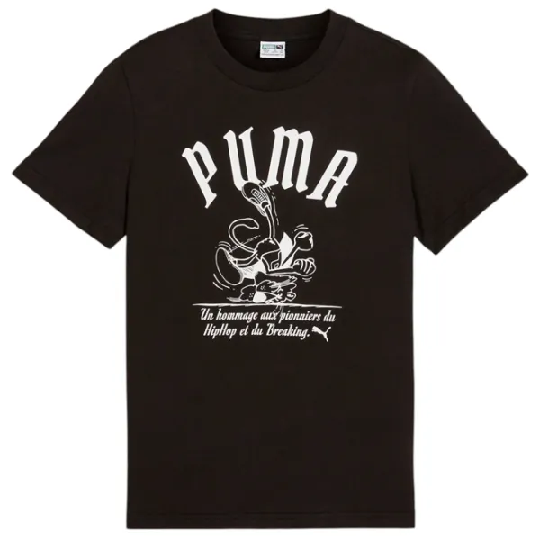 Футболка для мальчиков Puma Graphics Super Break Tee B 176/ Black photo 1