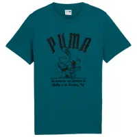 Футболка для мальчиков Puma Graphics Super Break Tee B 152/ Cold Green