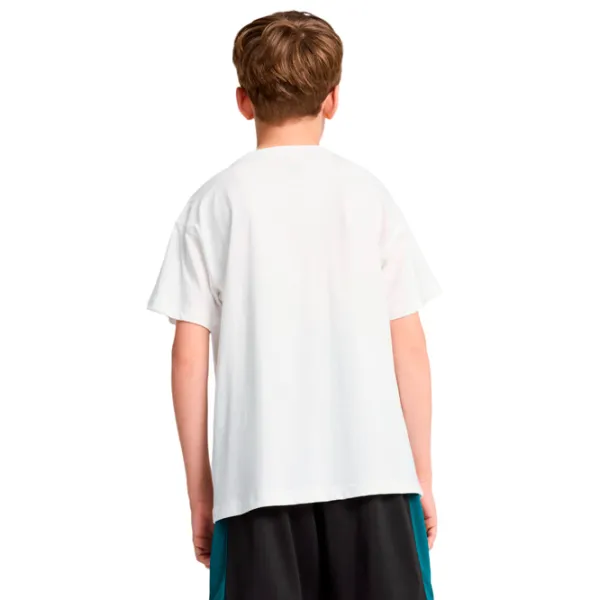 Футболка для мальчиков Puma Basketball Winning Shot Tee B 176/ White photo 4