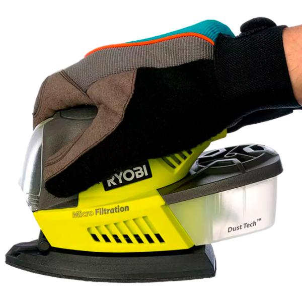 Șlefuitor Ryobi RPS80-G Cu excentric/ 80 W/ Green photo 5