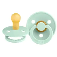 Suzetă cu tetina rotundă Bibs Colour 200284C Unisex/ 6 luni - 18 luni/ Latex/ Mint