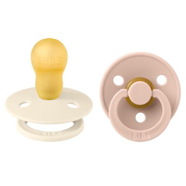 Suzetă cu tetina rotundă Bibs Colour 130253 Pentru fetițe/ 18 luni - 36 luni/ Latex/ Blush Pink photo 1