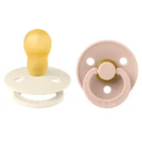 Соска круглая Bibs Colour 130253 Для девочек/ 18 месяцев - 36 месяцев/ Латекс/ Blush Pink