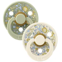 Соска круглая Bibs Liberty Colour 11011103 Унисекс/ 0 месяцев - 6 месяцев/ Латекс/ Румяна Элоизы