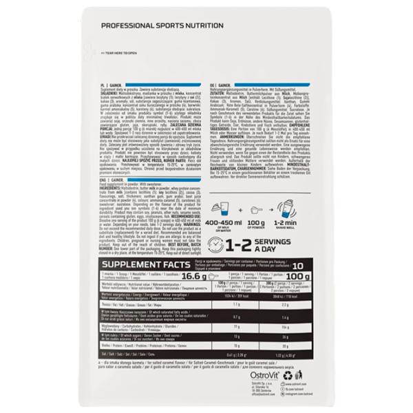 Gainer OstroVit Gainer (5903933908298) 1000 g photo 3 Gainer OstroVit Gainer (5903933908298) 1000 g photo 3