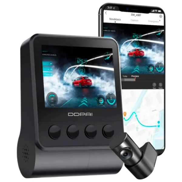 Видеорегистратор DDPai Z50 GPS 4K Sony IMX415/ Black photo 6