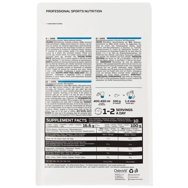 Gainer OstroVit Gainer (5903933908274) 1000 g photo 2 Gainer OstroVit Gainer (5903933908274) 1000 g photo 2