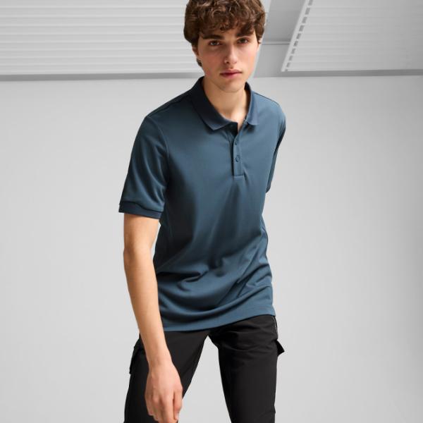 Tricou polo pentru bărbați Puma M Porsche Gray photo 3