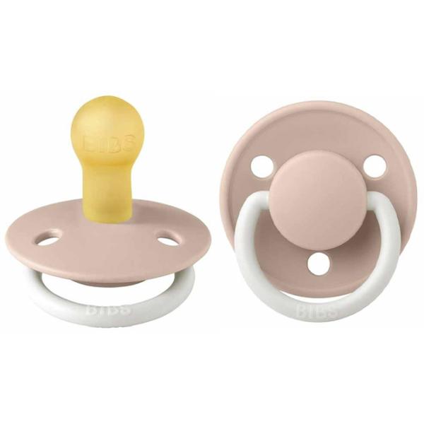 Suzetă cu tetina rotundă Bibs De lux 1210256C Pentru fetițe/ 6 luni - 18 luni/ Latex/ Pink photo 1 Suzetă cu tetina rotundă Bibs De lux 1210256C Pentru fetițe/ 6 luni - 18 luni/ Latex/ Pink photo 1