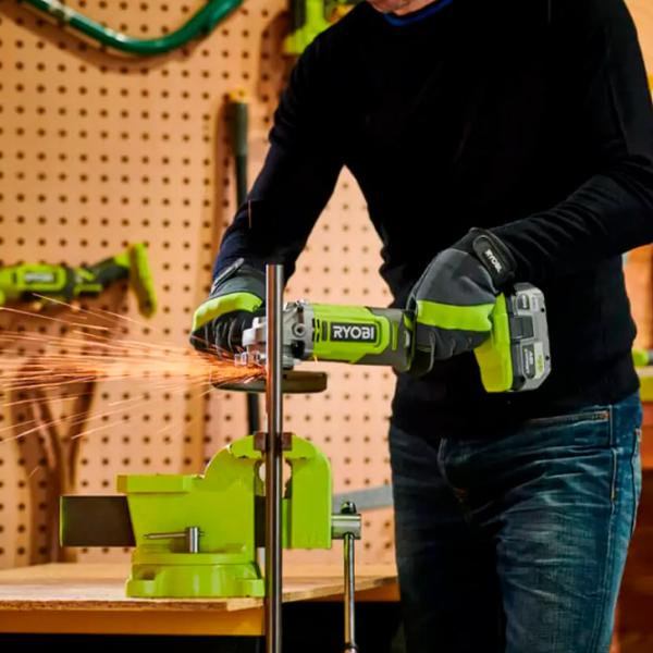 Шлифовальная машина Ryobi RAG18125-0 Угловая/ Green photo 7