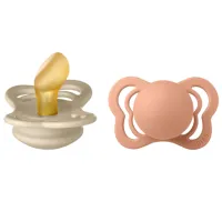 Соска ортодонтическая Bibs Couture 1800303 Для девочек/ 0 месяцев - 6 месяцев/ Латекс/ Vanilla