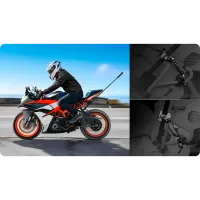 Suport clip pentru selfie stick Insta360 Support Clamp Black photo 6