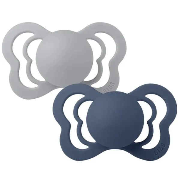 Suzetă cu tetina ortodontică Bibs Couture 1800305 Pentru băieți/ 0 luni - 6 luni/ Latex/ Cloud Grey photo 3