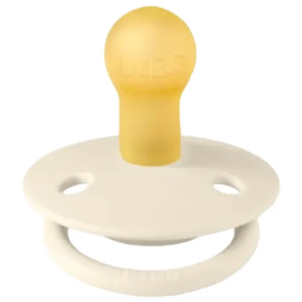 Suzetă cu tetina rotundă Bibs De lux 1110216C Pentru fetițe/ 0 luni - 6 luni/ Latex/ Ivory photo 2 Suzetă cu tetina rotundă Bibs De lux 1110216C Pentru fetițe/ 0 luni - 6 luni/ Latex/ Ivory photo 2