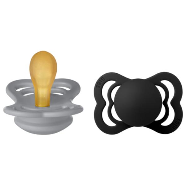 Suzetă cu tetina simetrică Bibs Supreme 170341 Pentru băieți/ 0 luni - 6 luni/ Latex/ Cloud Grey photo 1 Suzetă cu tetina simetrică Bibs Supreme 170341 Pentru băieți/ 0 luni - 6 luni/ Latex/ Cloud Grey photo 1