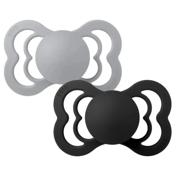 Suzetă cu tetina simetrică Bibs Supreme 170341 Pentru băieți/ 0 luni - 6 luni/ Latex/ Cloud Grey photo 2 Suzetă cu tetina simetrică Bibs Supreme 170341 Pentru băieți/ 0 luni - 6 luni/ Latex/ Cloud Grey photo 2